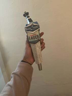 Blue Point Toasted Lager Lighthouse Beer Tap Handle Long Island NY